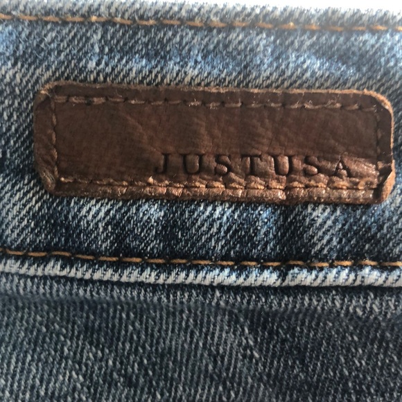JUSTUSA size 1 distressed jeans - Picture 6 of 7
